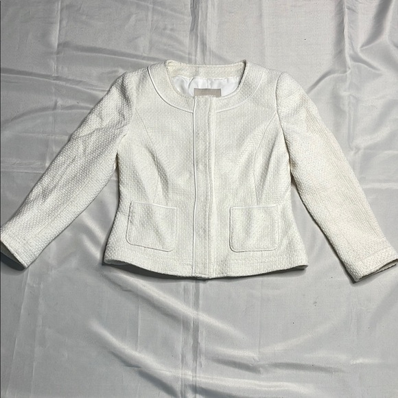 BANANA REPUBLIC Cream Women's Blazer Suit Jacket - Picture 4 of 10
